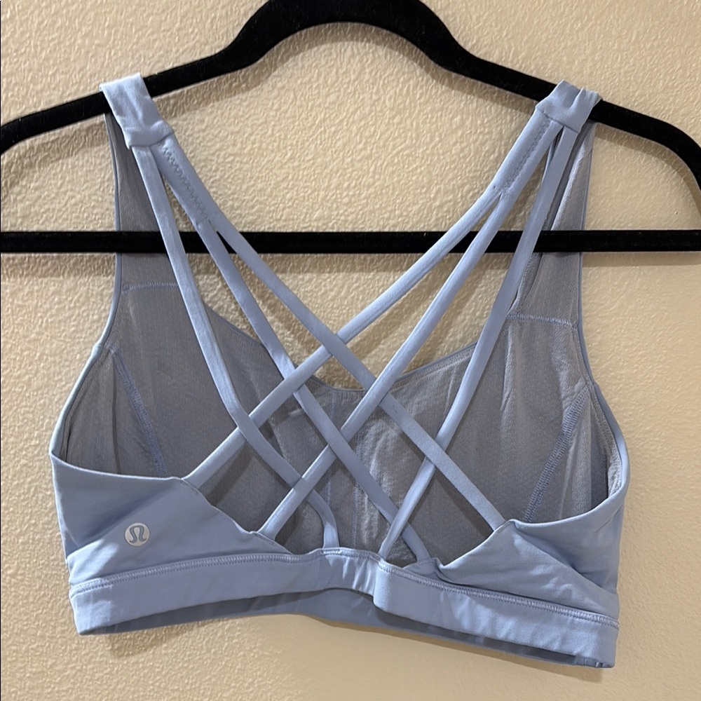 Lululemon Athletica Blue Sports Bra Medium Support - Picture 2 of 2